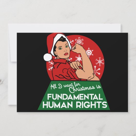 Feminist Christmas  Kaart (Voorkant)