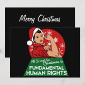 Feminist Christmas  Kaart (Voorkant / Achterkant)