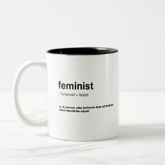 FEMINIST-definitie Tweekleurige Koffiemok