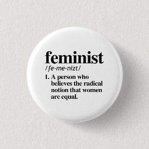 Feminist Definition Ronde Button 3,2 Cm