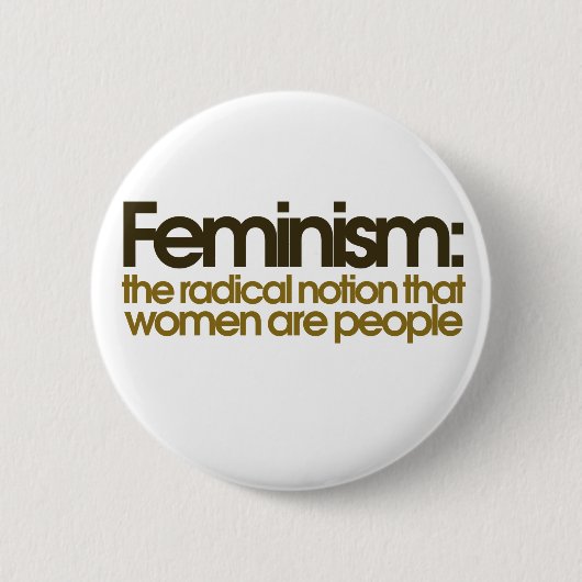 Feminist Definition Ronde Button 5,7 Cm (Voorkant)
