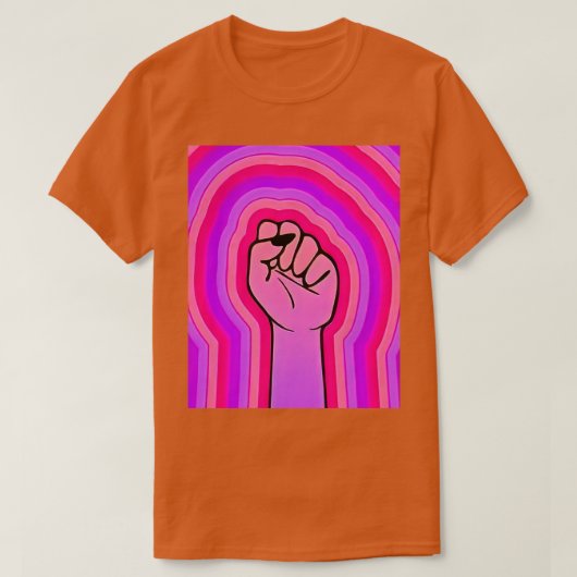 Feminist eerste afbeelding t-shirt (Design voorkant)