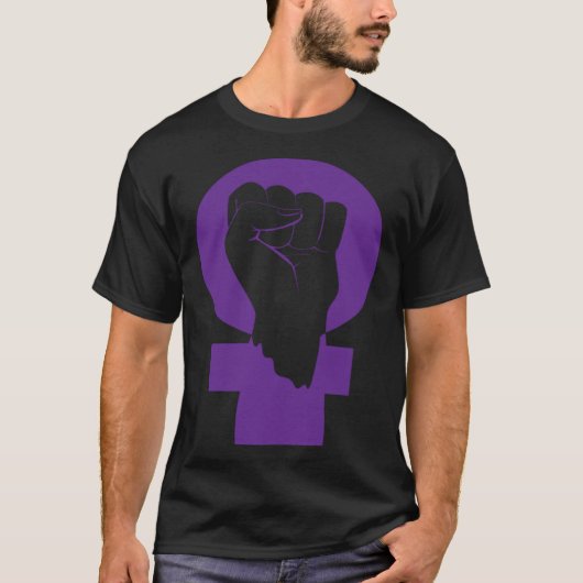 Feminist Feminism Equality Empowered Social Symbol T-shirt (Voorkant)