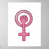 Feminist Fist Poster (Voorkant)