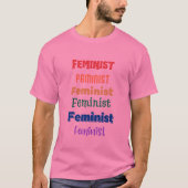 Feminist Fun Font Pride - T-shirt (Voorkant)