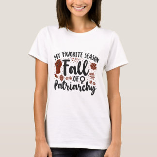 Feminist is mijn favoriete seizoen Herfst van het T-shirt