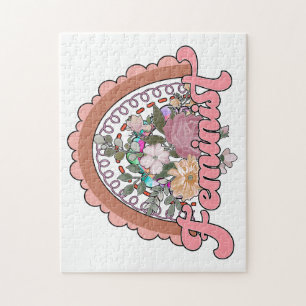 Feminist Jigzaag Puzzle Legpuzzel