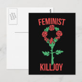 Feminist Killjoy Briefkaart (Voorkant / Achterkant)