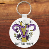 Feminist Laat Me Niet Met Rust Sleutelhanger (Voorkant)