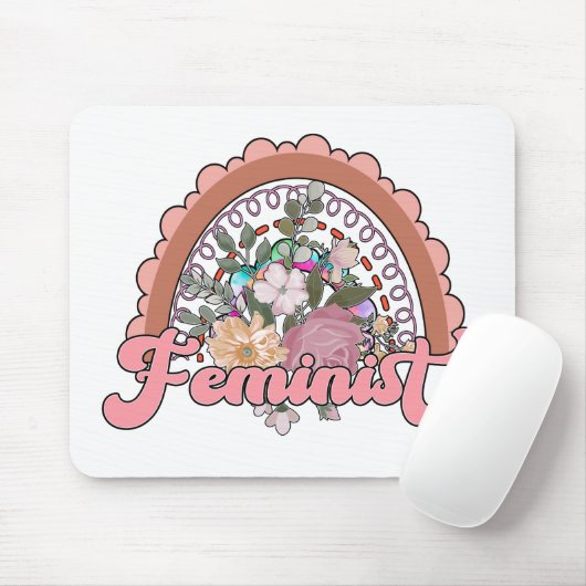 Feminist Mousepad Muismat (Met muis)