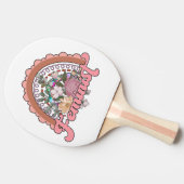 Feminist Ping Pong Paddle Tafeltennisbatje (Zijkant)