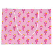 Feminist Pink Groot Cadeauzakje (Achterkant)