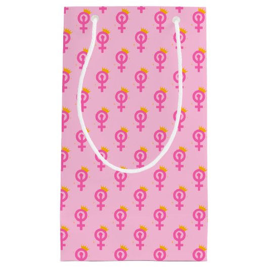 Feminist Pink Klein Cadeauzakje (Voorkant)