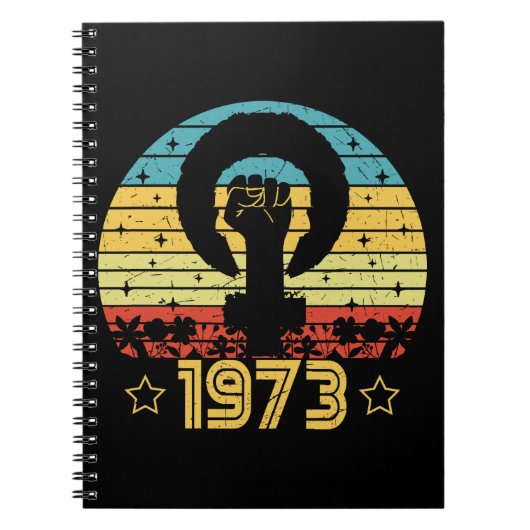 Feminist Roe V Wade Rights 1973 Drawstring Bag Notitieboek (Voorkant)