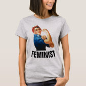 FEMINIST, Rosie de Riveter T-shirts (Voorkant)