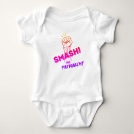 feminist - Smash the Patriarchy - kleurrijk Romper