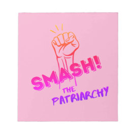 feminist - Smash the Patriarchy Notitieblok