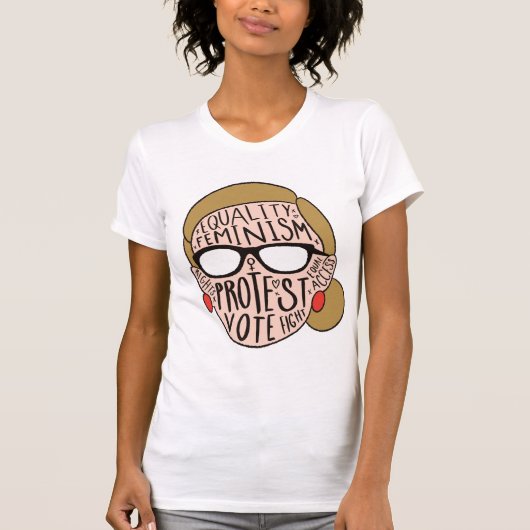 FEMINIST VROUW T-Shirt (Voorkant)