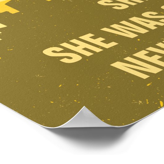 Feminist Ze werd gewaarschuwd dat ze de vrijheid h Poster (Hoek)