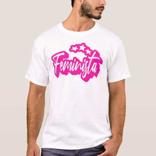 Feminista zoete retro vibe t-shirt (Voorkant)