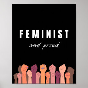 feministe en trots poster