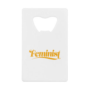 feministe kredietkaart flessenopener
