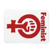 feministe magneet (Horizontaal)