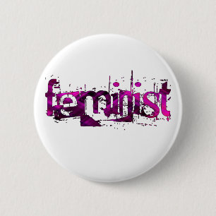 feministe ronde button 5,7 cm