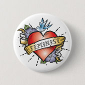 feministe ronde button 5,7 cm (Voorkant)