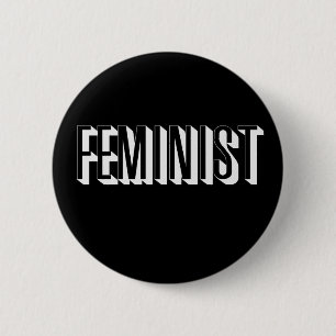 feministe ronde button 5,7 cm