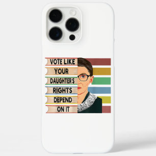 Feministe Ruth Bader Ginsburg RBG Citaat Meisje Me iPhone 16 Pro Max Hoesje