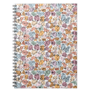 feministe vrouw notitieboek