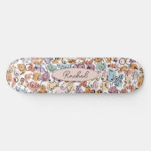 feministe vrouw skateboard (Horizontaal)