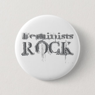 Feministen Rock Ronde Button 5,7 Cm