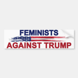 Feministen tegen Trump Bumpersticker