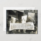 Feministenprotest Republikeinen, 1920 Briefkaart (Voorkant / Achterkant)