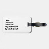 Feministisch Bagagelabel (Achterkant horizontaal)