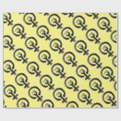 Feministisch eerste symbool cadeaupapier (Vlak)