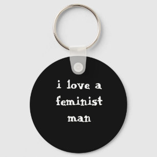 Feministisch Man Sleutelhanger