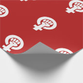Feministisch symbool cadeaupapier (Hoek)