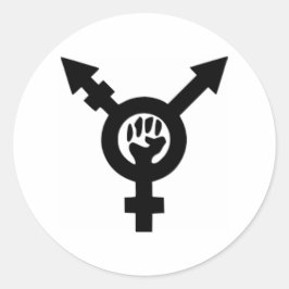 Feministisch Symbool Classic Ronde Sticker