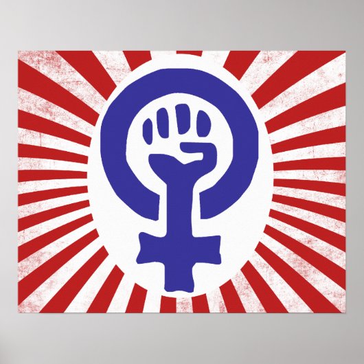 Feministisch symbool poster (Voorkant)