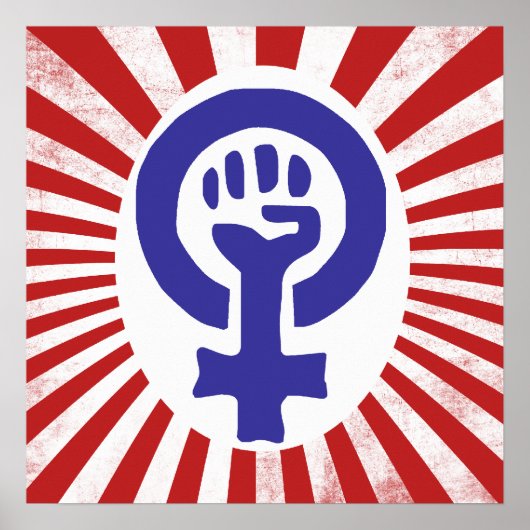 Feministisch symbool poster (Voorkant)
