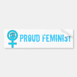 Feministisch symbool voor de kracht van vrouwen bumpersticker
