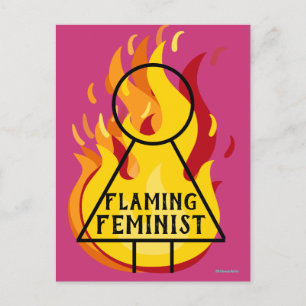 Feministisch vrouwensymbool Ginsburg 9 Briefkaart