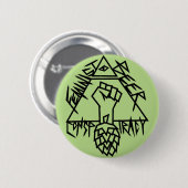 Feministische Beer-complot Ronde Button 5,7 Cm (Voorkant /achterkant)