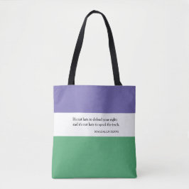 Feministische Canvas tas met Magdalen Berns Quote