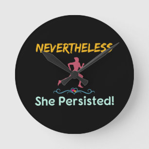 Feministische hardloper Toch bleef ze volharden Ronde Klok