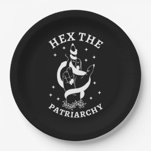 Feministische heks - Hex the Patriarchy III Papieren Bordje