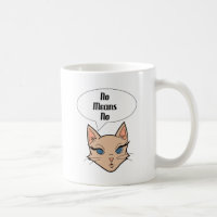 Feministische kat | Illustratie politieke Cartoon